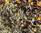 Calming Spirit Herbal Tea - Relaxing Loose Leaf Tea - All Natural Floral Herbal Tea - Caffeine Free Organic Herb Tea
