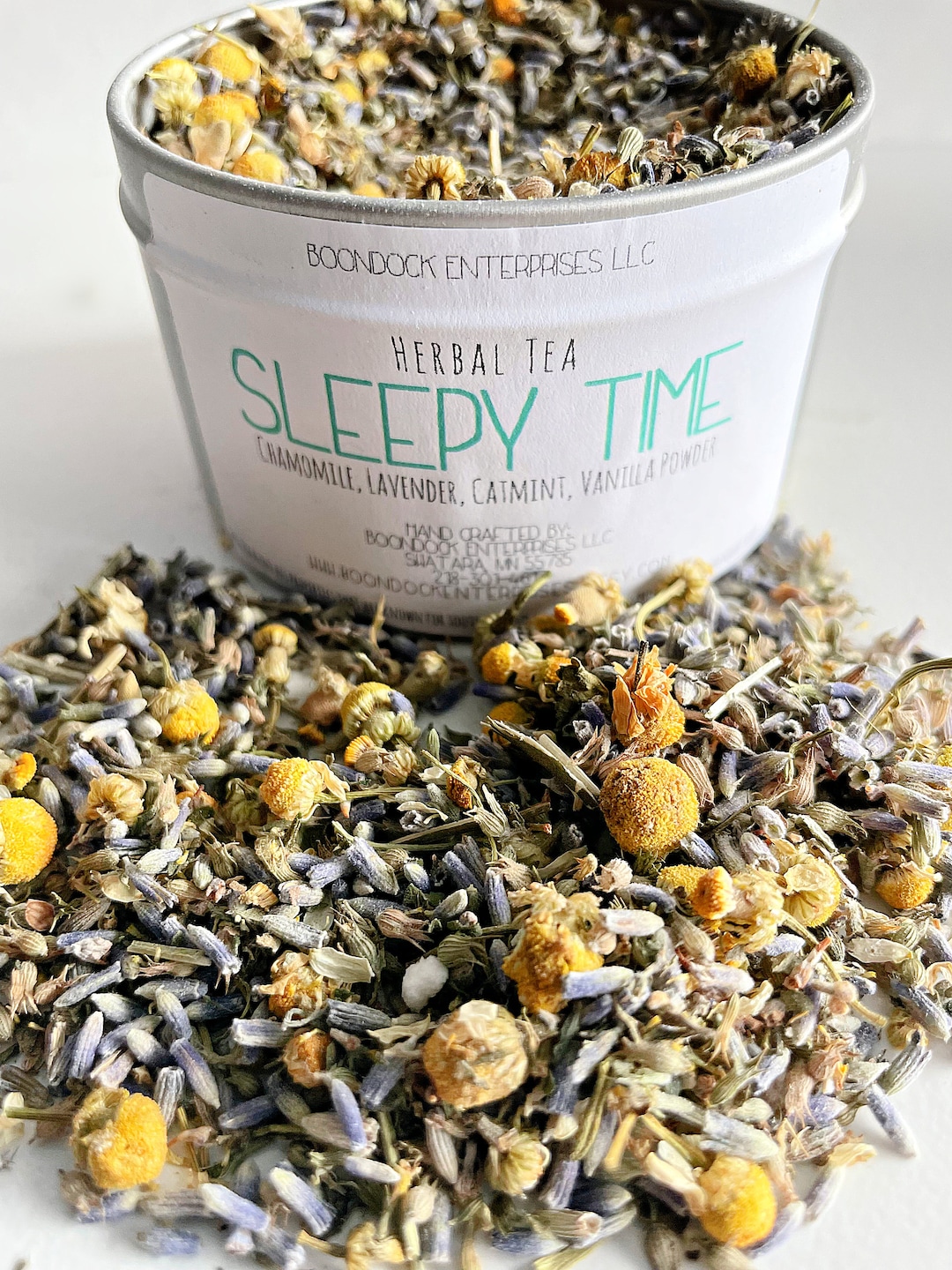 Sleepy Time Herbal Tea - Organic Caffeine Free Tea Gift - Loose Leaf ...