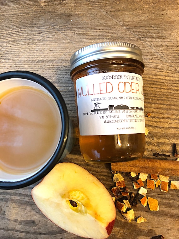 Mulled Cider Jelly Unique Artisan Jelly in 8 oz Jar Etsy