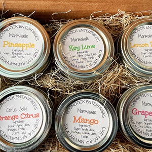 Citrus Marmalade Sampler Gift Box Six 4 oz Jars of Assorted Marmalade Flavors image 9
