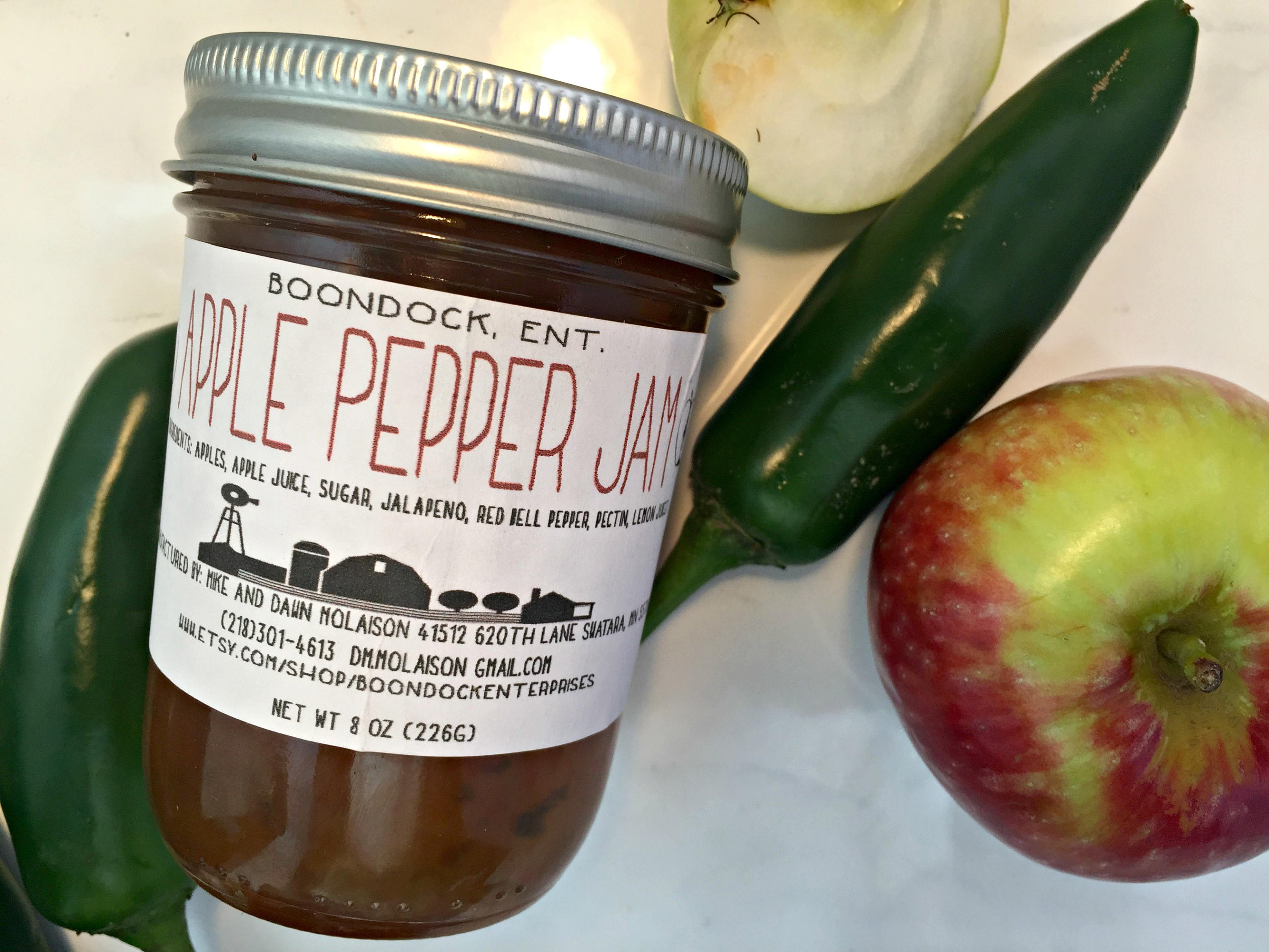 Apple Pepper Jelly Apple Jalapeno Jelly Jam Hot Spicy