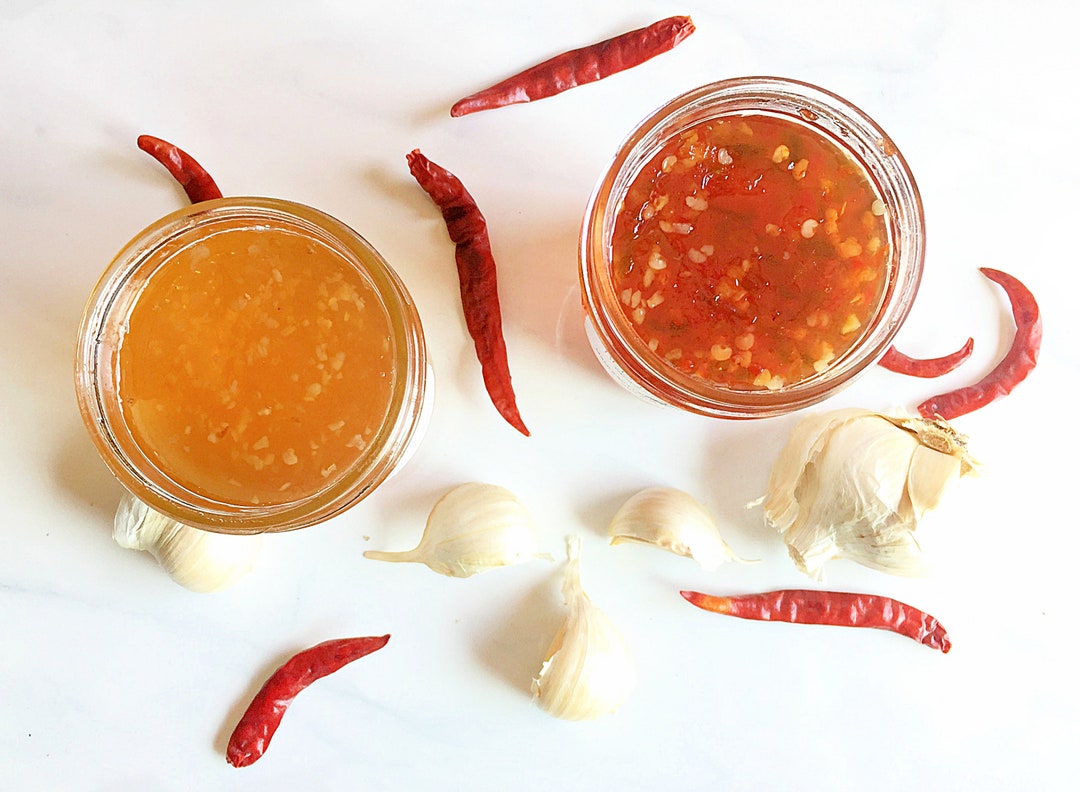 Garlic Jelly and Red Pepper Garlic Jelly Charcuterie Savory Jelly Homemade All Natural Farm to