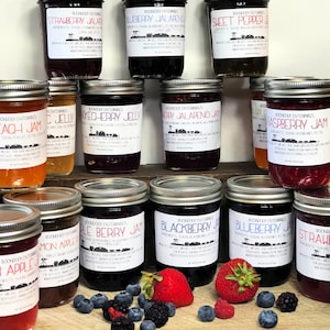 Jam of the Month Club - Two Jars of Homemade Jam for (3)(6) or (12) Months - Monthly Farm to Table Subscription Box