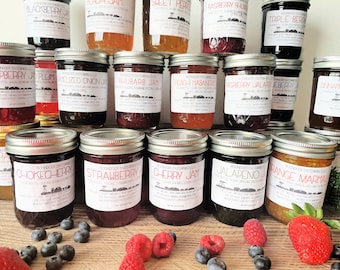 Jam of the Month Club - 2 Jars of Homemade Jam for (3)(6) or (12) months - Monthly Food Subscription Box