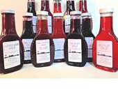 Fruit Syrup Using Whole Berries - 12 Flavor Choices - 10 oz bottle - Farm to Table Pancake Syrup - Breakfast Waffle Bar Syrup