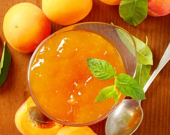 Apricot Jam - Homemade Apricot Preserves - Pure All Natural Jams From our Farm to Your Table