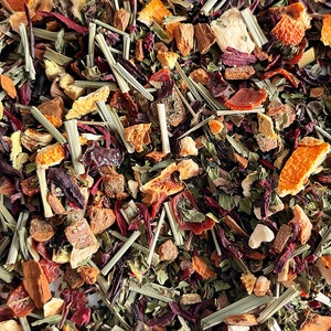 Passionate Life Herbal Tea - Organic Caffeine Free Tea Gift - Loose Leaf Hibiscus Herb Blend - All Natural Tea Infusion