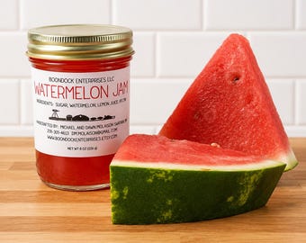 Watermelon Jam – Homemade Small Batch Summer Jelly Preserves