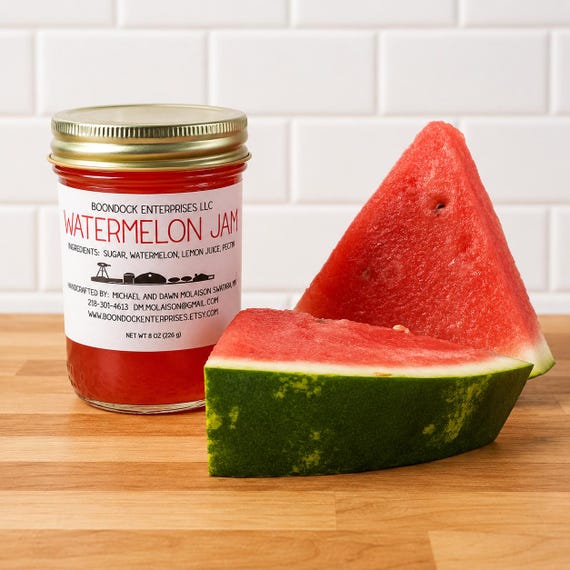 Watermelon Jam – Homemade Small Batch Summer Jelly Preserves