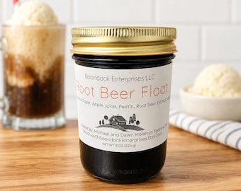 Root Beer Float Jelly – Handmade Gourmet Jelly – Unique Breakfast Spread – 8 oz. Jar