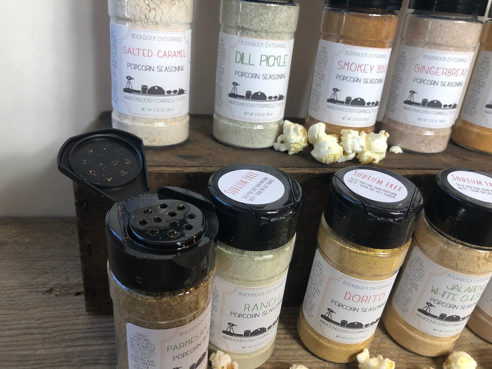 Gourmet Popcorn Seasoning Blend Flavored Popcorn Mix Party Etsy