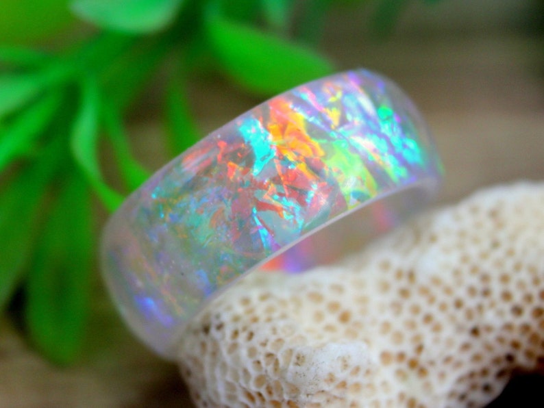 resin wedding bands