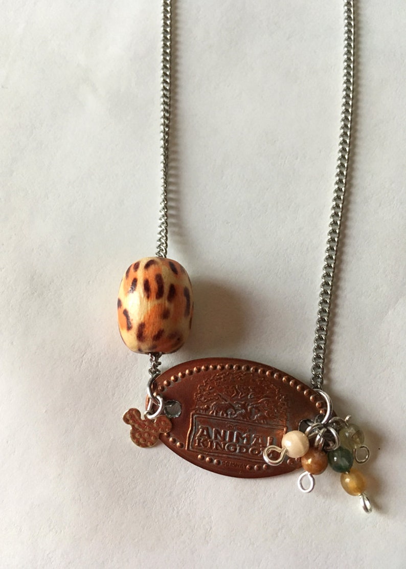 Animal Kingdom Disneyinspired pressed penny necklace Etsy