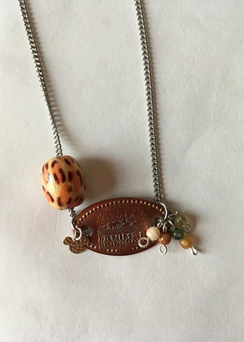 Animal Kingdom Disneyinspired pressed penny necklace Etsy