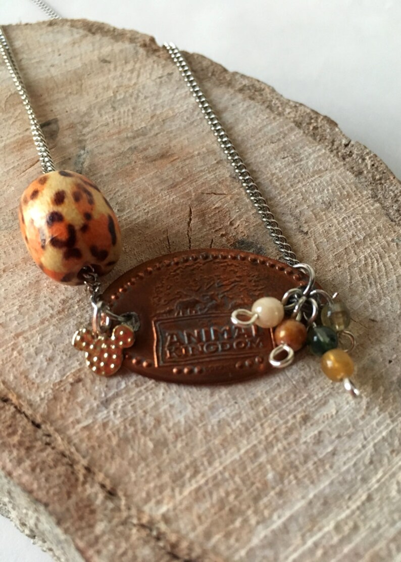 Animal Kingdom Disneyinspired pressed penny necklace Etsy