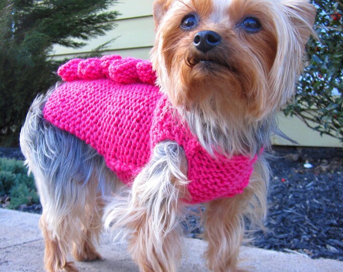 Dog Sweaterpink Dog Sweater/punk Dog/small Dog Etsy