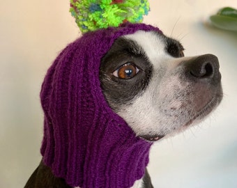 Dog Hat MED, READY 2 SHIP, Whippet Hat, Galgo Hat, Basenji Hat, Podenco Hat, Sighthound Hat, Small Greyhound Hat