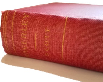 Waverley: Or 'Tis Sixty Years Since - Sir Walter Scott, Waverley novels, Jacobite Rebellion, Bonnie Prince Charlie, rare book gift under 25