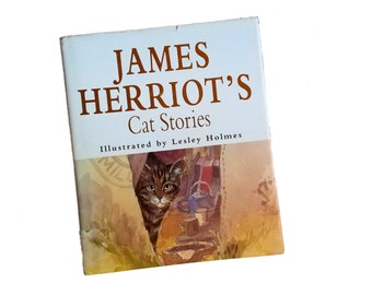 James Herriot's Cat Stories - All Creatures Great and Small, cat tales, cat lover gift, animal book, gift under 20