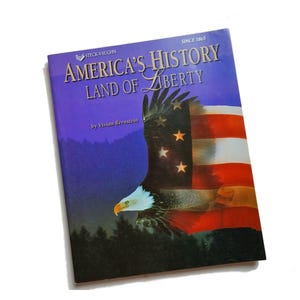 America&#39;s History: Land of Liberty Book 2 - Vivian Bernstein, Steck-Vaughn, post Civil War America, American history textbook, gift under 30