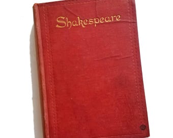 ウィリアム シェイクスピア全集 - W. J. クレイグ編 1914 年 希少本、シェイクスピア ソネット、50 歳未満のシェイクスピア ギフト