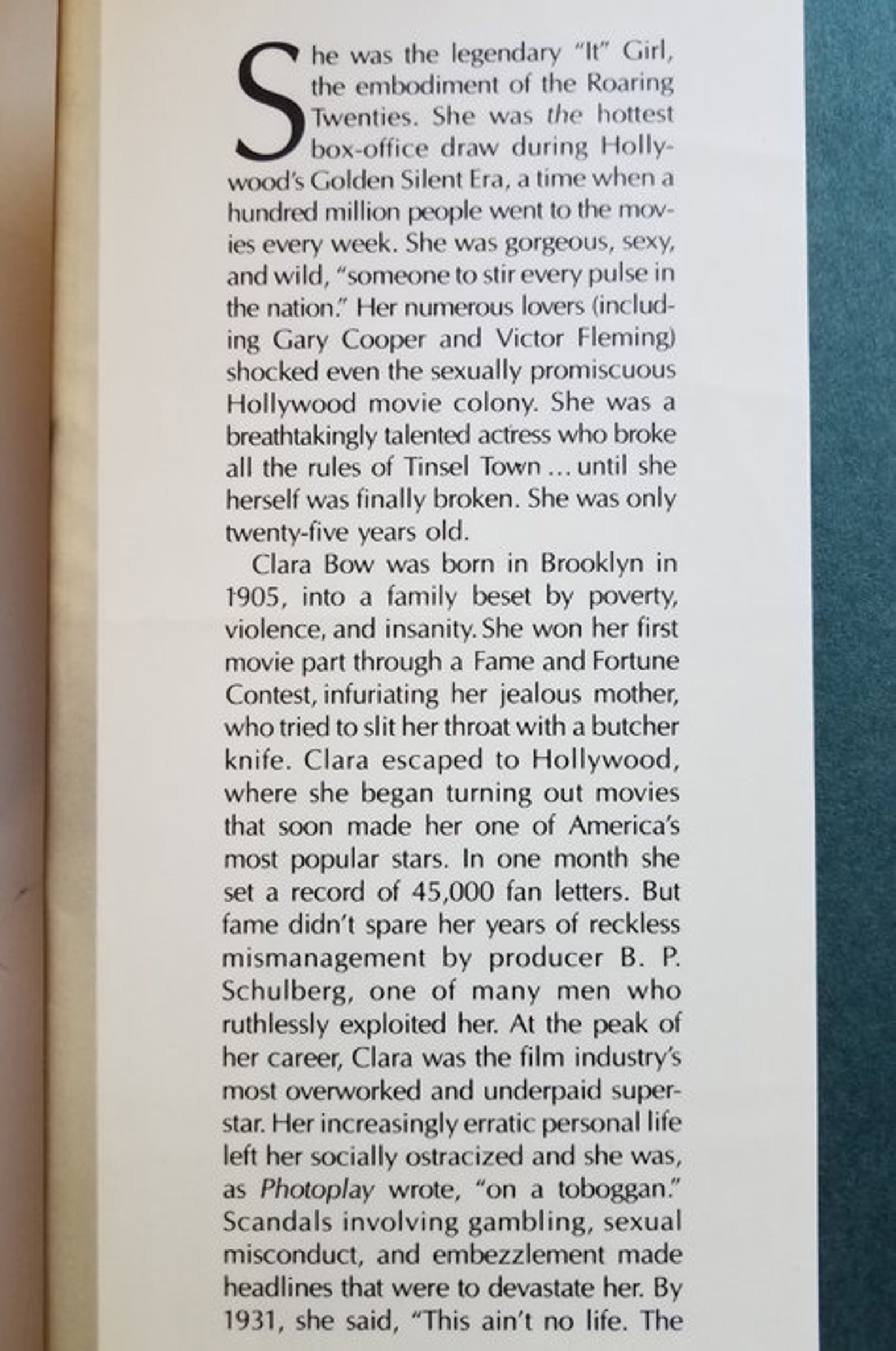 clara bow runnin wild by david stenn