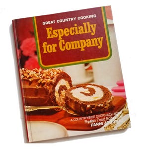 Great Country Cooking Especially For Company - Farm Journal cookbook, hearty meals, budget meals, farmer gift, gift under 10
