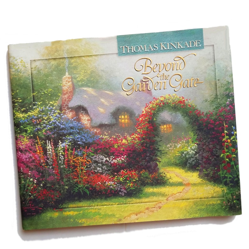 Beyond the Garden Gate Thomas Kinkade, Cottage Garden Art, Flower Art