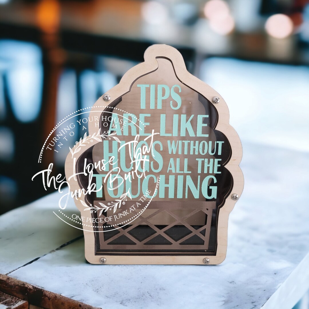Ice Cream Tip Jar Sarcastic Funny Wood Bank - Etsy