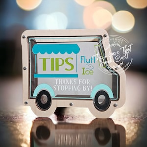 Tippot voor foodtruck: grappige houten en acryl tipbox voor foodtrucks, karren, stands en verkopers