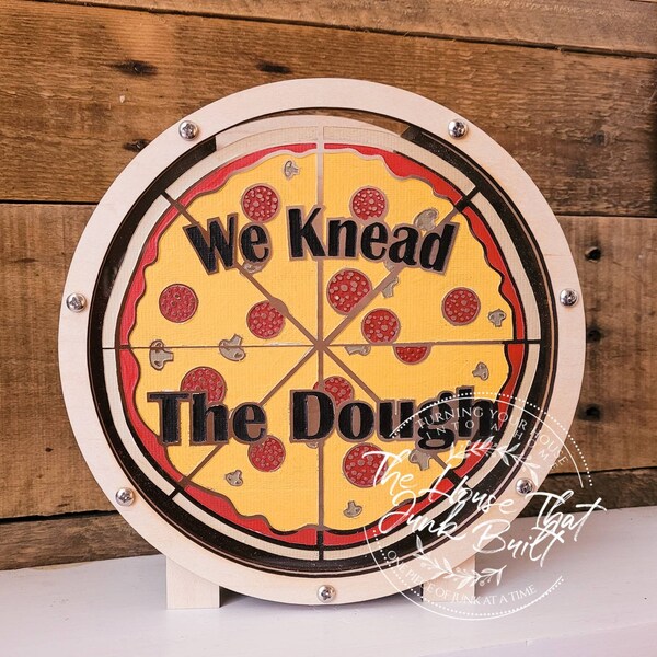 Wood Pizza Dough Box Etsy