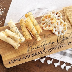 Norwegian Charcuterie Lefse Krumkake Rosettes Norwegian Scandanavian *food NOT included*