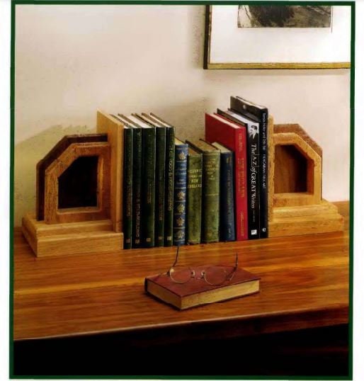 Handgefertigte Holzbearbeitungspläne für DIY Buchstützen - Sofort PDF Download