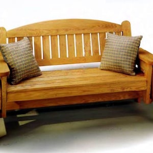 Porch Glider Woodworking Plans: DIY Patio Furniture (PDF Download)