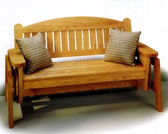 Woodworking Projects, Porch Glider, Woodworking Plans, Glider Plans, Patio Glider, PDF Download