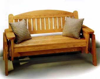 Porch Glider Woodworking Plans: DIY Patio Furniture (PDF Download)
