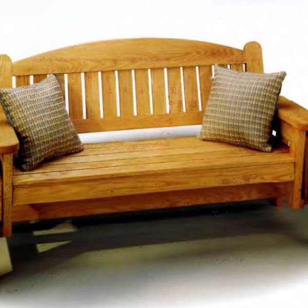 Woodworking Projects, Porch Glider, Woodworking Plans, Glider Plans, Patio Glider, PDF Download