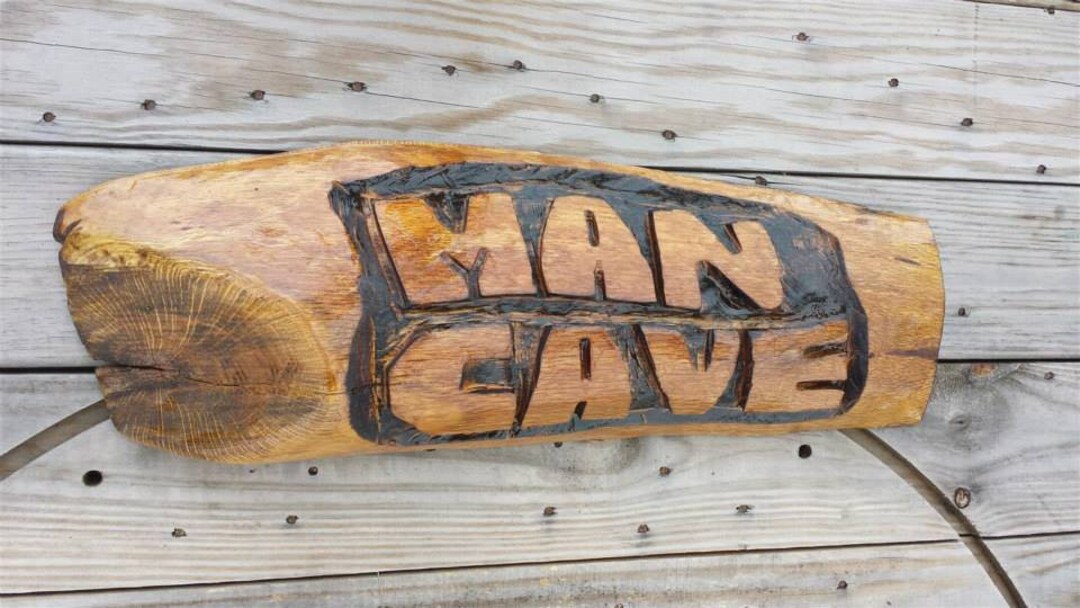 Rustic Man Signs Man Cave Sign, Rustic Signs, Rustic Decor - Etsy