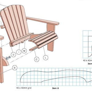 DIY Adirondack Chair Plans: Easy Build, Metric Measurements (PDF Download)