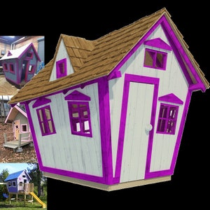 Do It Yourself, Tiny House Plans, Playhouse Plans, diy Plans, Kids Playhouse, Tiny House, PDF Digital Download