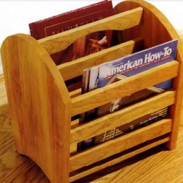 Do It Yourself, Magazine Rack Woodworking Plans, Woodworking Projects