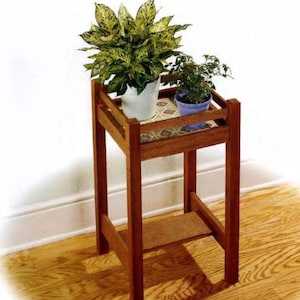 DIY Indoor Plant Stand Holzbearbeitungspläne (PDF Download)