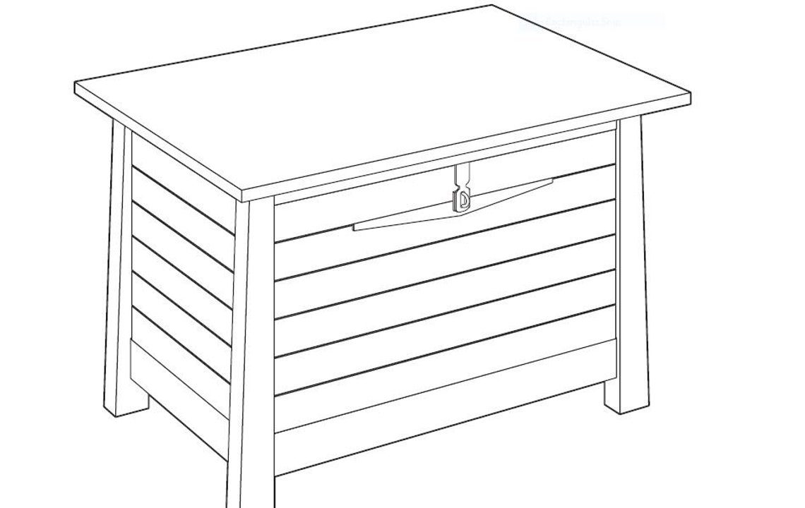 Outdoor Storage Chest Plan Storage Chest Plans. Woodworking Etsy