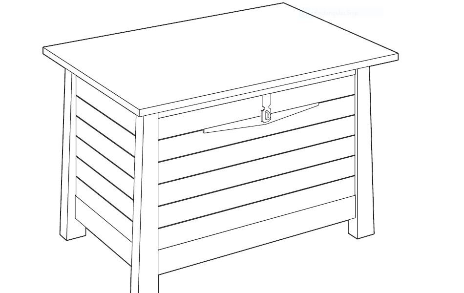 Outdoor Storage Chest Plan Storage Chest Plans. Woodworking Etsy