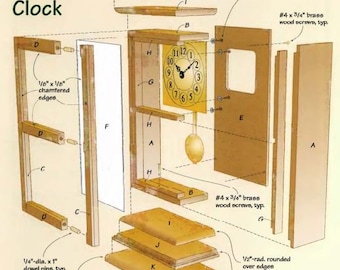 Mantel Clock, Do It Yourself, Woodworking Projects, Mantel Clock Plans, Woodworking Plans, diy Clock Plans