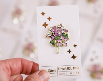 Columbine Flower Pin - Colorado Lapel Pin