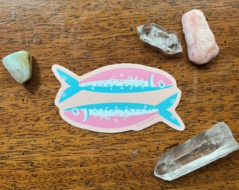 Transgender Sardines Sticker