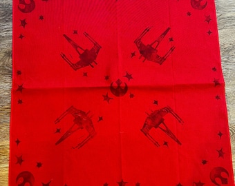 Rebel Linocut Printed Bandana