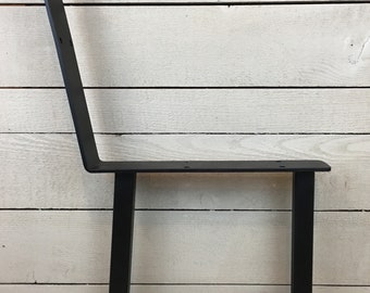 Steel Bench Legs Set Of Two 2 Steel Bench Legs Trapezoid In Etsy