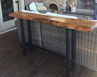 sofa bar table etsy